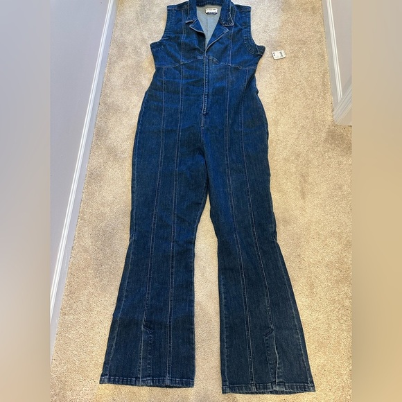 Free People Women's Crvy Ring The Alarm One-Piece in Siren XL NWT - Picture 4 of 7